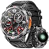 Military Smart Watch with GPS, 1.56" AMOLED Screen Smart Watch for Men, Smartwatch with GPT Voice Assistant，Compatible with Android & iOS (Bluetooth Call Answer/Dial), Multiple Sports Modes (Black)