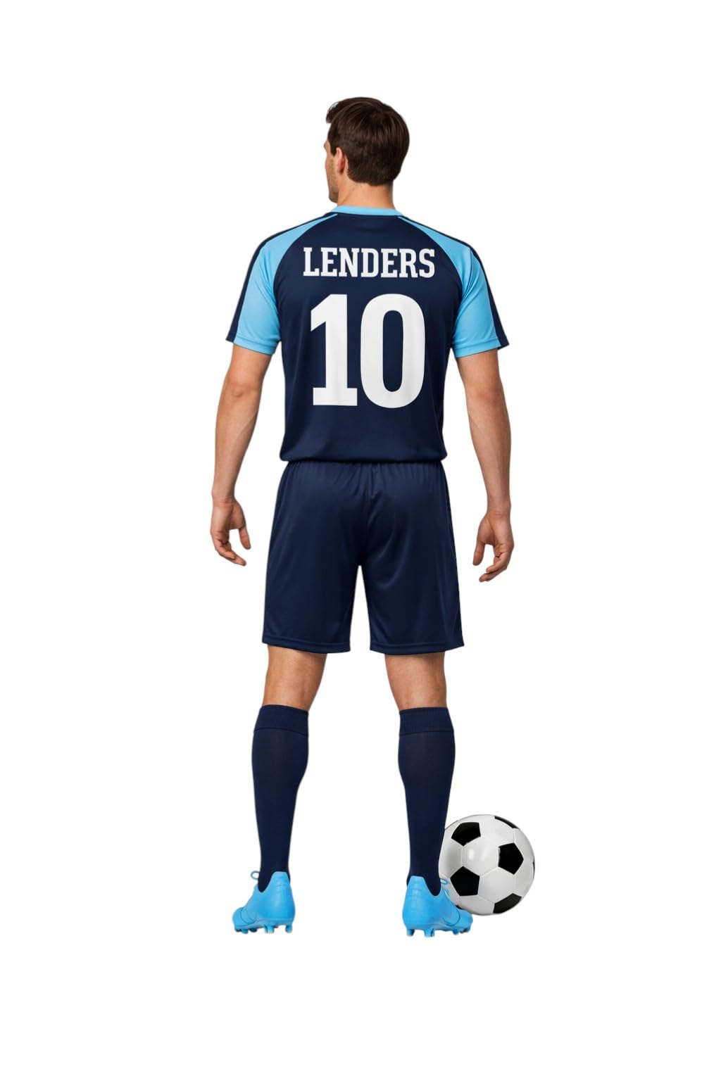 Maglia,Short Calcio Toho, Mark Lenders Captain Oliver. Cartoni Animati Anni 80-90. Tessuto Sportivo Leggero e Traspirante