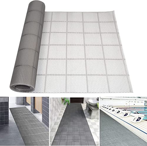 ybaymy Drainage Bodenmatte 400x90 cm Antirutschmatte PVC Netz Antirutsch...