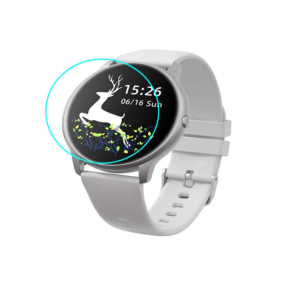 Octelect Tempered glass screen protector for round yamay smart watch screen protector