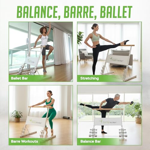 Image of Portable Folding Exercise Bar for Barre, Balance and Ballet Home Workouts