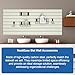 NeatiEase 29 PCS Slatwall Accessories Kit for Garage Rooms Shops Storage, Slat Wall Accessory Includes 3 Pack Slatwall Baskets Set and 26 PCS Multisized Heavy Duty Slatwall Hooks