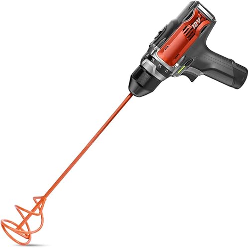 Miniatura 19 de Mezclador de pintura y mortero 16 pulgadas de largo, 3 pulgadas de diámetro compuesto, sellador, lechada, Thinset, yeso, barro, mezclador