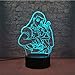 Produktbild 3D Illusionslampe Led Nachtlicht Illumi Zoldyck Killua Bruder Anime Beauty Boy Cartoon Kinder Urlaub Geschenk Fans Party Display