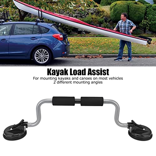 Fishawk Kayak Roller Loader, Canoe Trolley Load Assist Roof Rack with Suction Cups - Image 2