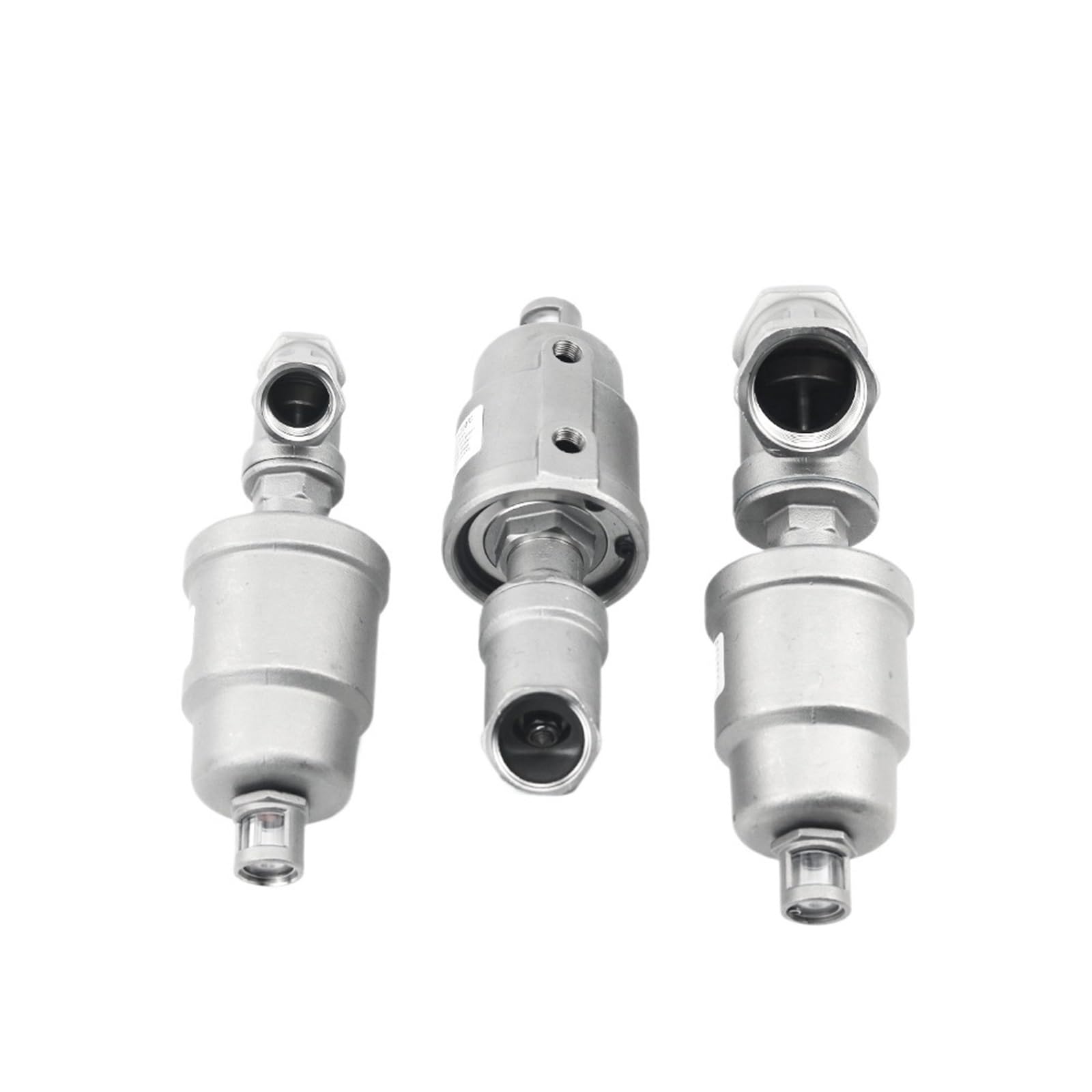 Vanne pneumatique double effet DN15 en inox 304 anti-corrosion