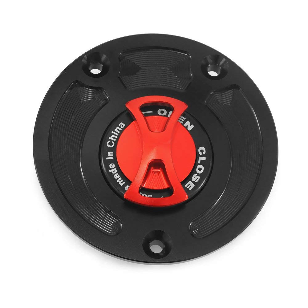 Amazon.com: HEINMO 摩托車CNC 無鑰匙油箱蓋,適用於ZX10R ZX6R ZX14