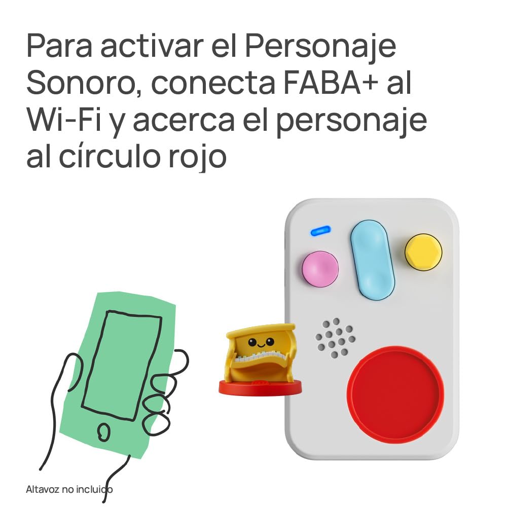 FABA Personaje Sonoro – Música clásica de Piano – Musica, Canciones y Sonidos, para niños y niñas 0-1 años, Reproducción con el Cuentacuentos y FABA+, Juguete Educativo, versión en español