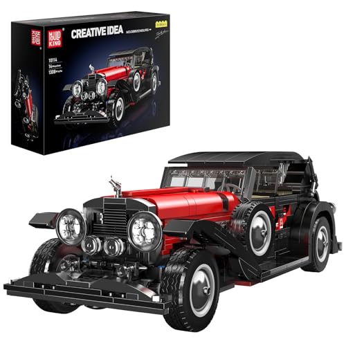 Mould King Classic Car Building Sets, 10114 Vintage Vehicle Model