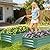 ZORMY 2 Pcs 8x2x1ft Galvanized Raised Garden Bed Outdoor, Metal Planter Boxes with Easy Assembly, Planter Raised Beds for Gardening, Flower, Plants, Vegetable, Herb - LotusGreen