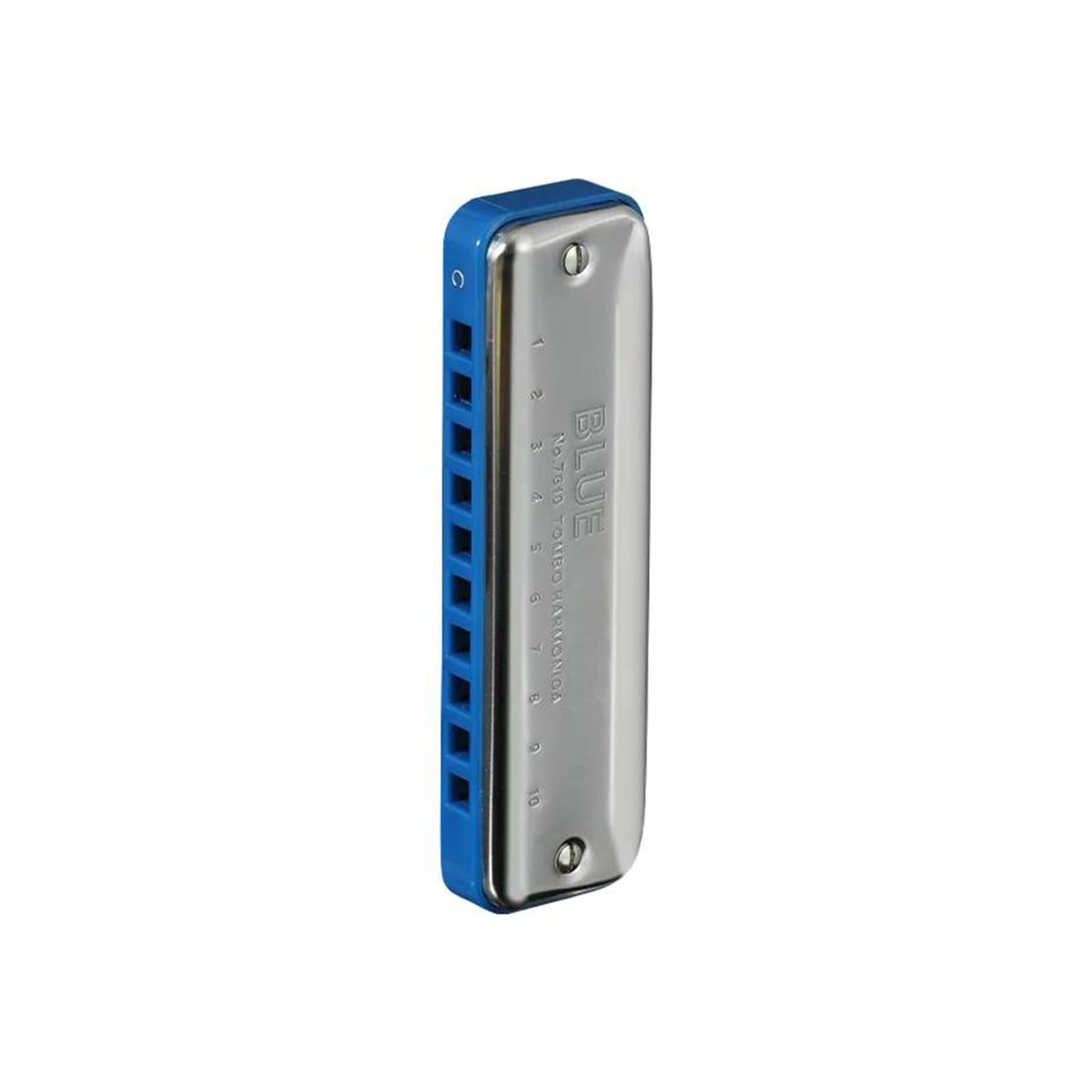 10-dołkowa harmonijka Blues Harp Diatonic Mouth Oragn Key of C z szarym plastikowym grzebieniem dla początkujących dorosłych