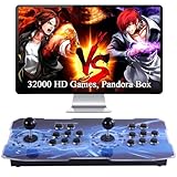 GWALSNTH 32000 in 1 Pandora Box Mini Arcade Games Console, Plug and Play Video Games,1280X720 Display, 3D Game, Search/Save/Hide/Pause