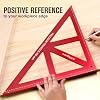 Woodworking T Square Ruler 36inch & Precision Triangle Square 18inch