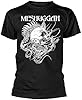 Lightn Meshuggah T Shirt Spine Head Mens Rock Metal Black Tee Unisex-M #1