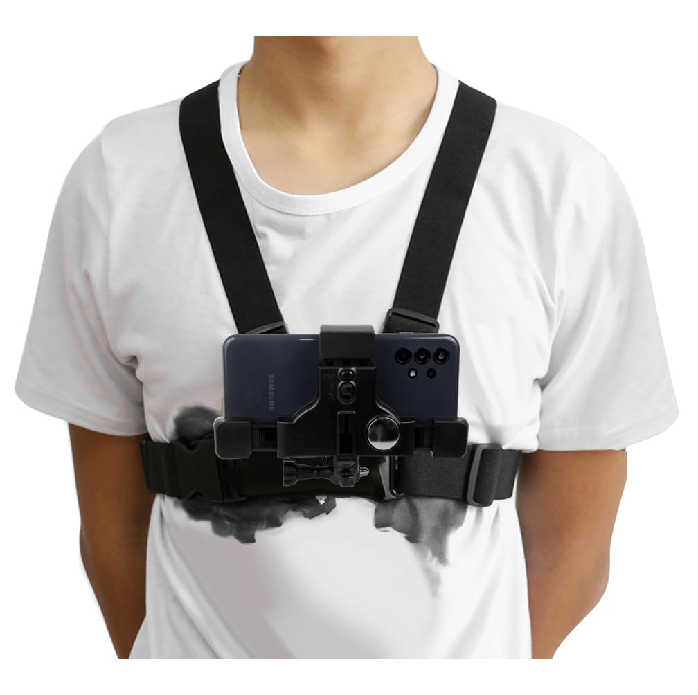 Maclean Harnais de Sport pour téléphone, Universel, pour téléphone, Appareil Photo, GoPro et Autres caméras, MC-445