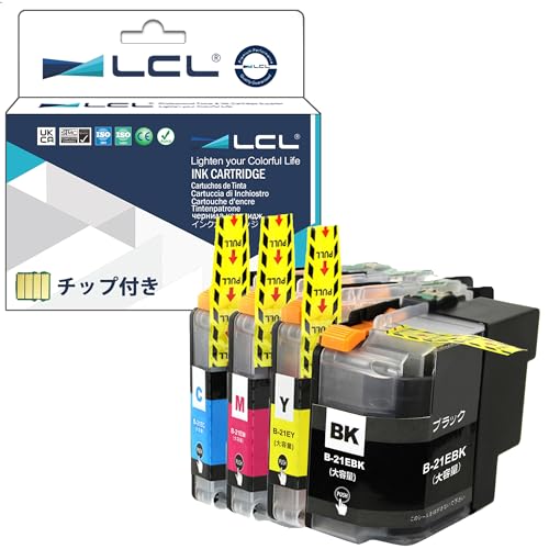 Amazon.co.jp: LCL Brother用 ブラザー用 LC21E-4PK LC-21E