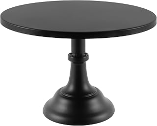 FUNSUEI 12 Inch Round Metal Cake Stand, Detachable Metal Cupcake Stand, ...