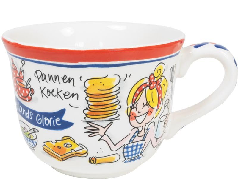 Blond Amsterdam Suppenschale mit Henkel Ø14cm Hollands Glorie – Vincent van Gogh – Holland Design – Geschenkidee