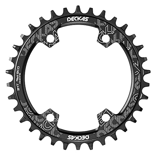 96Mm Bcd Narrow Wide Tooth Bicycle Bike Chainring Fits 7 To 12 Speed Round Or Oval 32T 34T 36T 38T Cnc Machined Aluminum Alloy (32T Round) #TOP6