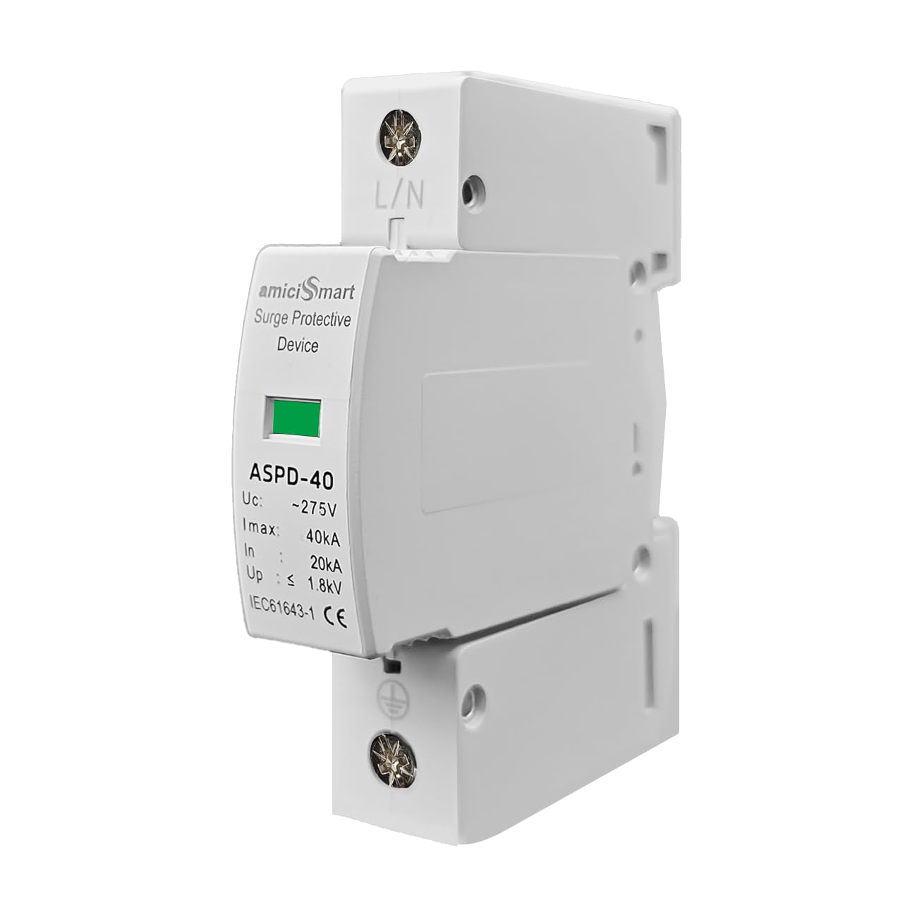 Sponsored Ad - AC Surge Protector, 275V 20KA~40KA SPD Lightning Protection Device