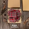 Ribbli Christmas Plaid Wired Ribbon, Red Plaid Ribbon 2-1/2 Inch x Continuous 10 Yard, Christmas Ribbon for Gift Wrapping, Big Bow, Wreath, Polyester-Red/Blue/Yellow/White #1