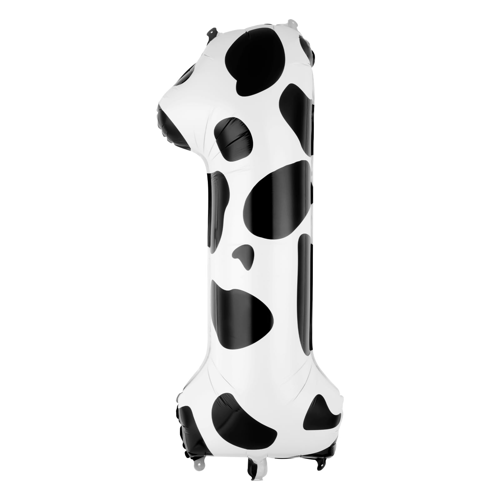 40 in Cow Print Balloon,Big Number 1 Balloon for 1st Birthday Holy I'm One Birthday Decorations Farm Barn Decor for Kids 1st Birthday Party Cowgirl Cowboy Theme Number Balloons