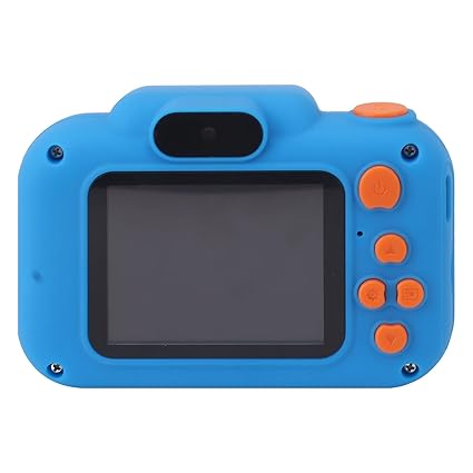 Camcorder Toy, High Definition 1080P 8X Zoom Portable Kids Video Camera with 32G Card for Travel (Blue)