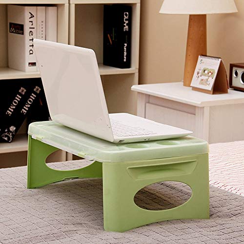 Table paresseuse bureau d'ordinateur pliant plastique lit espace réduit MU