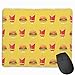 Produktbild Whecom Gaming Mauspad Schwarz, Flower Gear Mouse Pad with Stitched Edge, Premium Non-Slip Rubber Gaming Mouse Pad for Laptop & PC, 11.8" X 9.8"