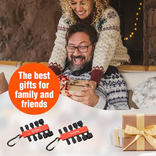 Valuemax 20 Pcs Power Nut Driver Set For Impact Drill, 1/4 Inch Hex Head Drill Bit Set Sae And Metric, 4-12Mm And 5/32''-1/2'' Nut Drivers, Chrome Vanadium Steel thumb #5