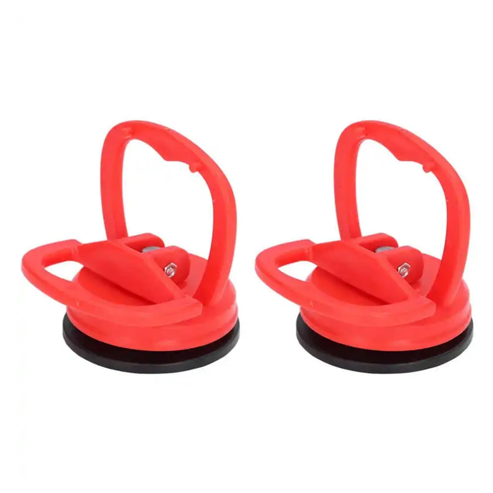 Zxzzas Rosso Vacuum Suction Cup, 2Pcs Suction Cup Lifter Handheld Lifting Clamps Glass Puller Power Grip Vacuum Lifter Tiles Lifting Tool Suction Moving Tools(Rosso)