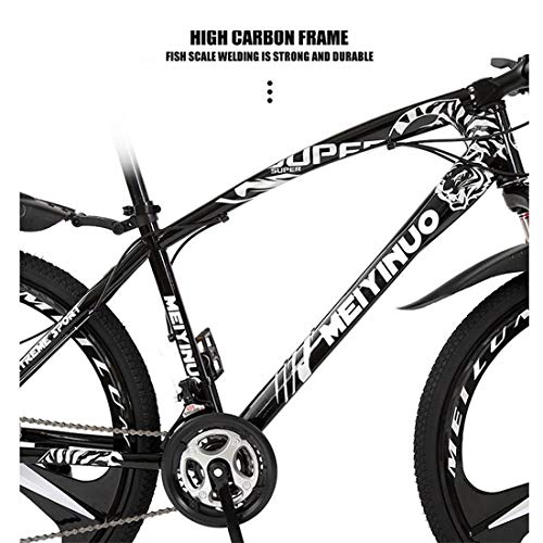 JLRTY Mountainbike Mountainbike, Damen/Herren Hardtail Gebirgsfahrrad, Doppelscheibenbremse Und Vorderradaufhängung, 26inch Räder (Color : Orange, Size : 21-Speed) – Bild 3