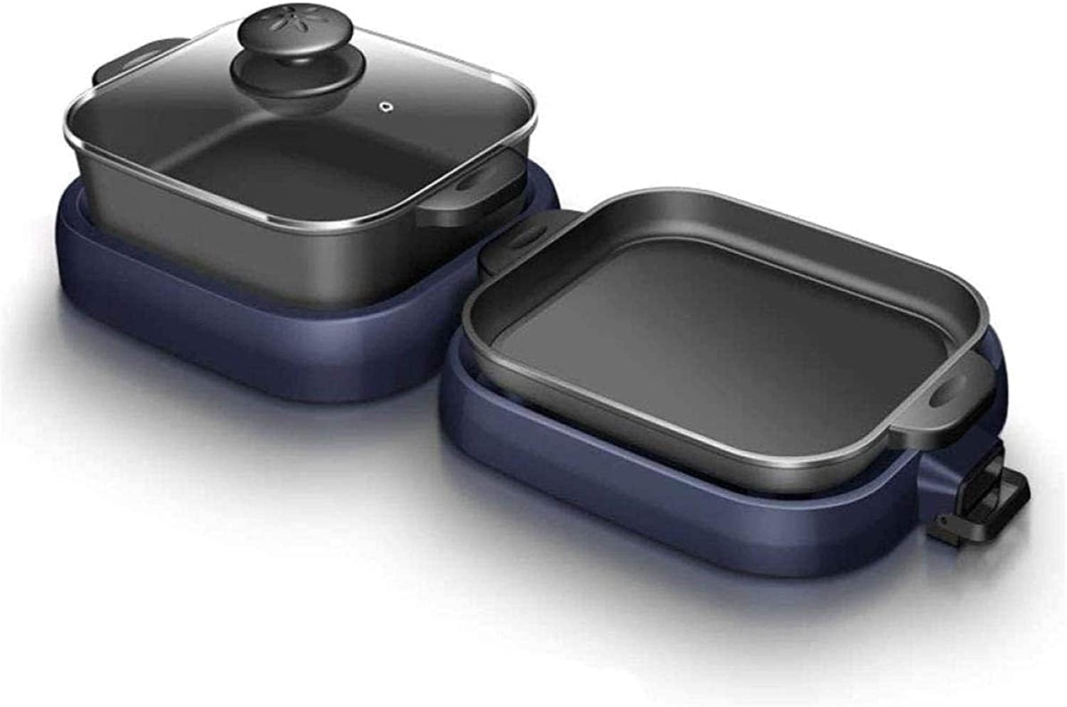 Parrilla Eléctrica Teppanyaki Barbacoa Coreana para Interiores Color Azul