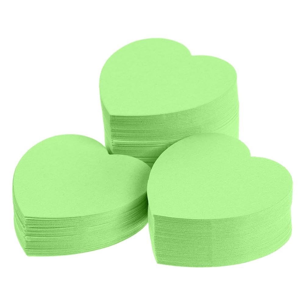 Cartoncini A Forma Di Cuore 150 Pezzi - 15x15 Cm, 10 Colori, Per San Valentino E Lavoretti Creativi