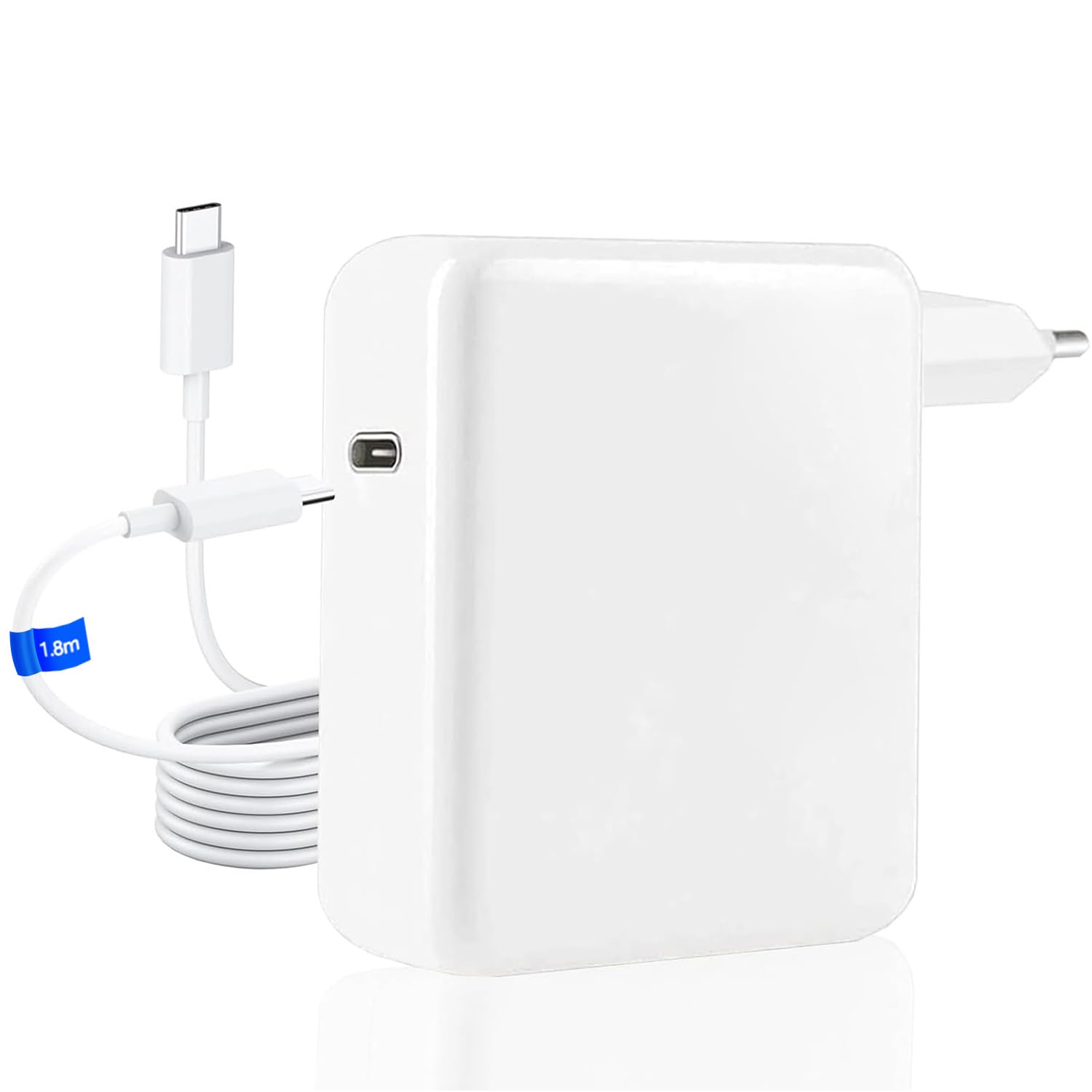 Caricatore 100W, Laptop Alimentatore USB C Compatibile con MacBook Pro 13/14/15/16 pollici/MacBook Air 2024/2025/2026, Compatibile con iPad/Thinkpad/HP/Dell, Caricabatterie Rapido cavo USB C a C 1,8 m