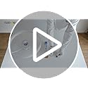 Foto de Ventilador de techo con luz, ventilador de perfil bajo mejorado de 20 pulgadas, ventilador de techo de montaje empotrado, 6 velocidades, LED regulable, aplicación y control remoto, motor de CC (imagen 8)