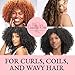 Camille Rose Guava Whipped Hair Styling Cream, with Kakadu Plum & Shea Butter to Detangle, Control Frizz & Define Strands, for All Hair Textures, 8 oz