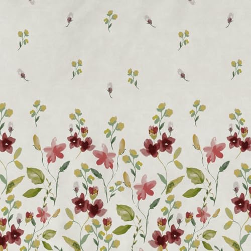 Image of DDECOR Live beautiful Cotton Queen Bed Sheet Set with 2 Pillow Covers (229 CM X 274 CM, Red) Digital Print Classical 145TC GSM