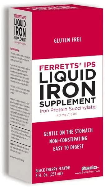 Ferretts IPS Liquid Iron Supplement (Iron Protein Succinylate)