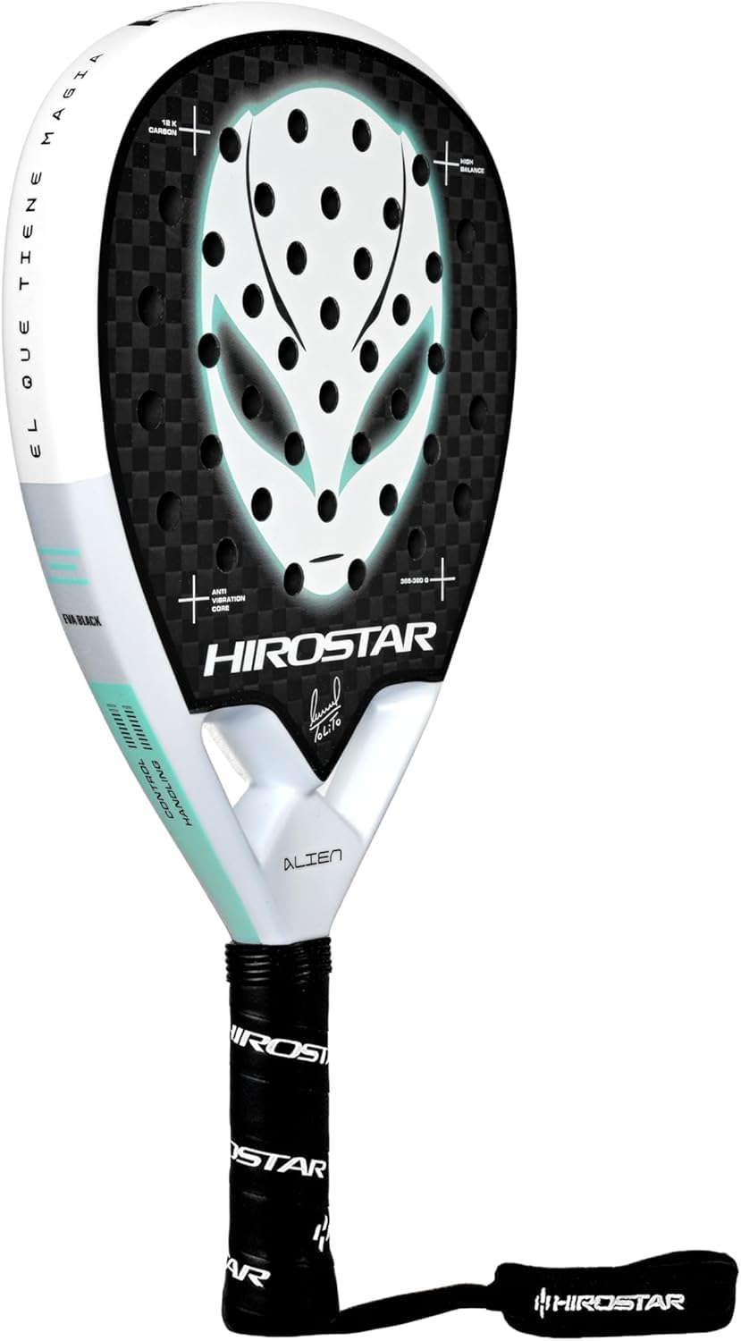 Alien 2025 | Pala Padel Profesional, Forma de Diamante, 100% Carbono | Carbono 24K, Raqueta Padel con Balance Medio/Alto | Peso 365g - 380g