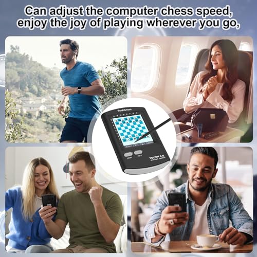Funaichess 606 Handheld Electronic Chess Board 8 In 1 Touch Chess Computer Game Ai Chess Up Smart Electronic Chess Set thumb #4