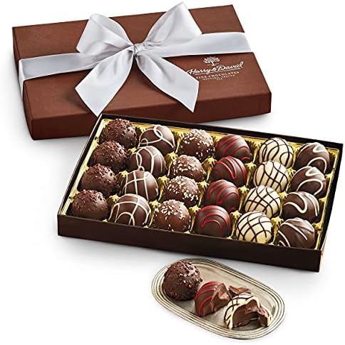 Harry & David Signature Chocolate Truffles Gift Box (24 assorted truffles; 1 Pound box)