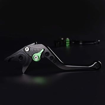 motor-mh Short Brake Clutch Levers for Kawasaki Ninja 300/Z300 2013-2017, Ninja 400 2018-2020, Ninja 125 2019, KLX230/R 2020-2021,Ninja 250R 2008-2012, Z250 2013-2014, Z125 pro 2015-2020,250/300X