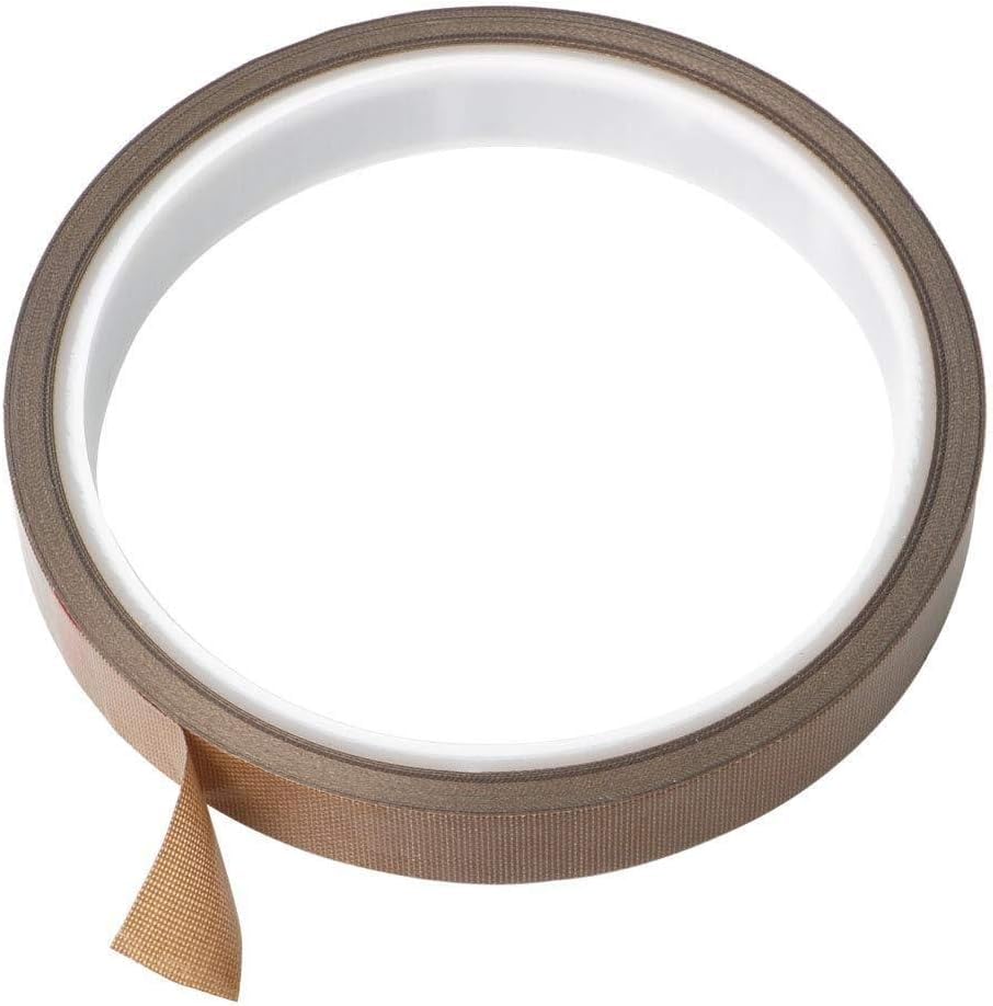 Cinta de PTFE/cinta de teflón, 1 unidad de cinta de sellado de alta temperatura, resistente al calor, aislamiento de fuego de teflón de alta temperatura, cinta eléctrica de 300 grados, 13 mm x