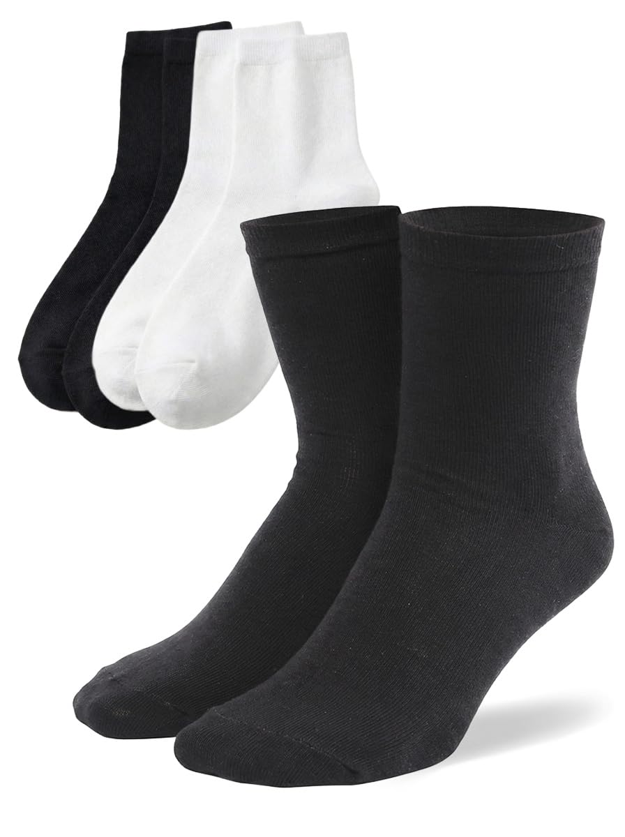 MILENA Calcetines Mujer Algodón Transpirables y Suaves Pack de 3 Pares Sin Costuras Cómodos y Elegantes para Uso Diario Regalo Mujer Talla Única — view 10