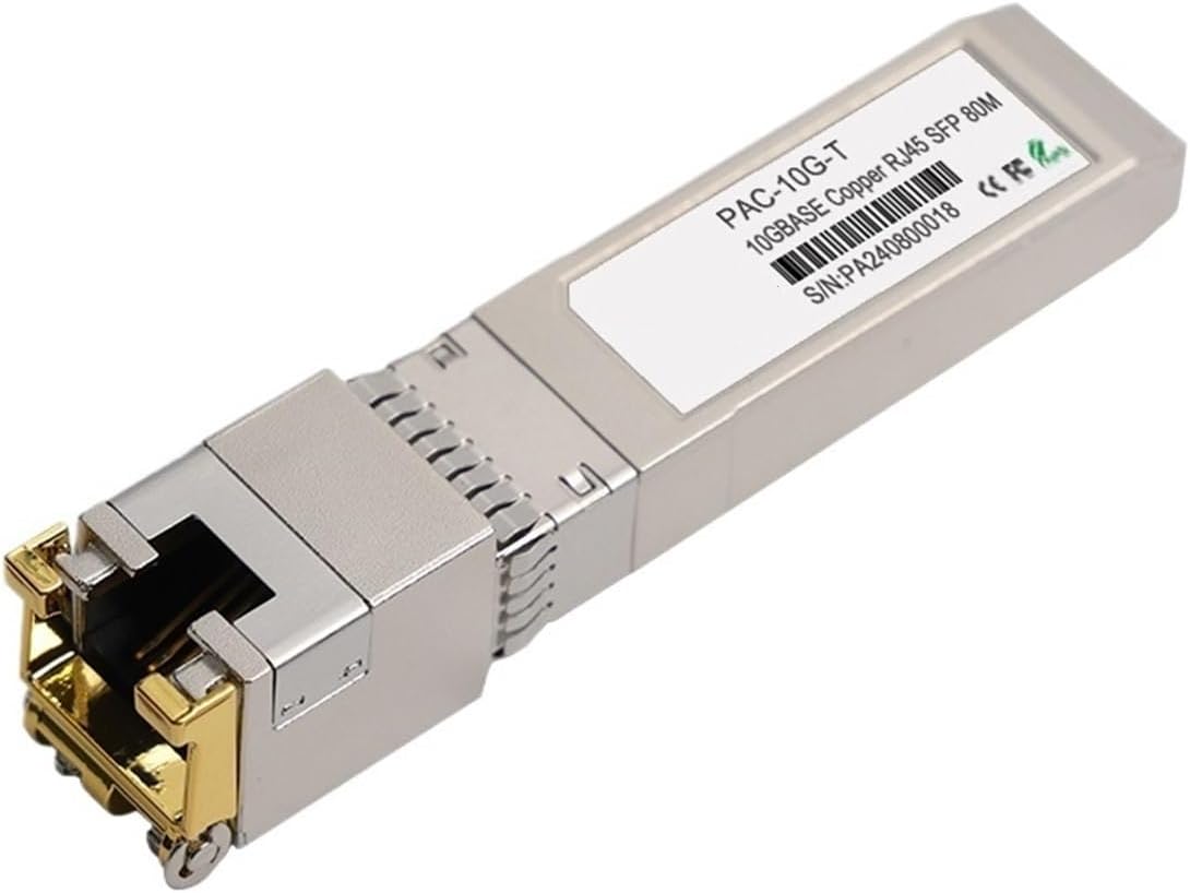 10GBase-T SFP+ 100m Transceiver, 10G SFP+ to RJ45 Copper Module, CAT6a/7, for chip(1pcs 80M)