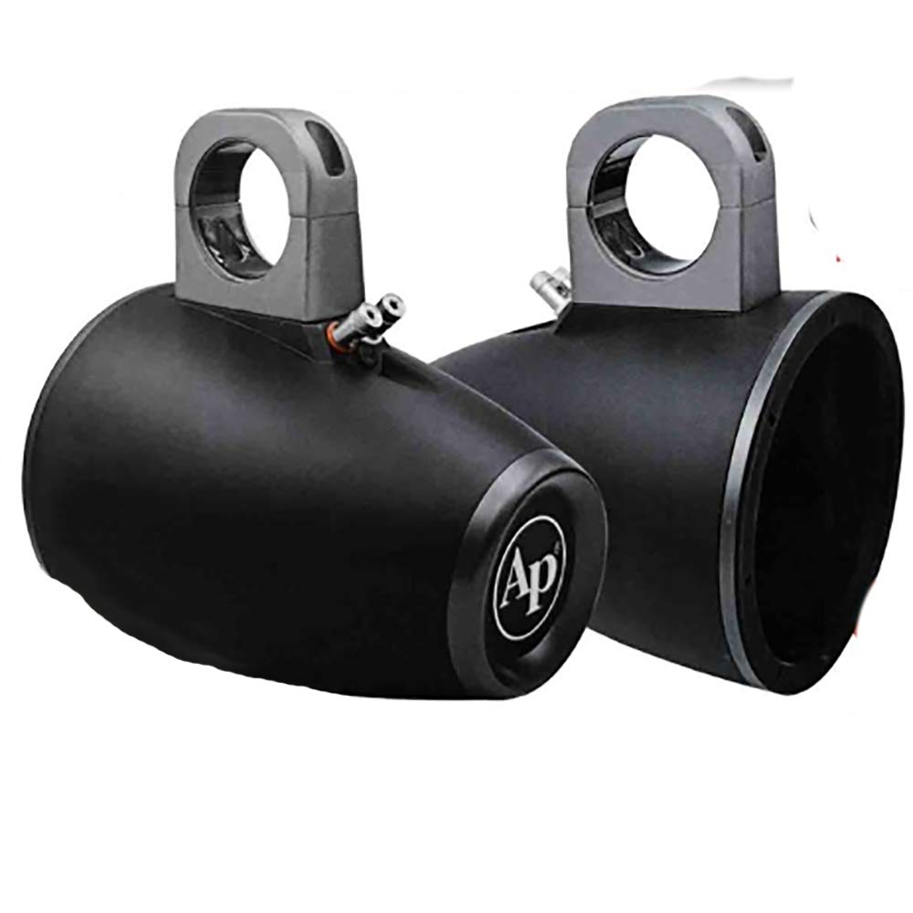 Audiopipe 4 x APMP-600ETW Multi Purpose Car Audio Speaker Enclosure for 6 Inch Speakers, Pair, Black (4 pack)