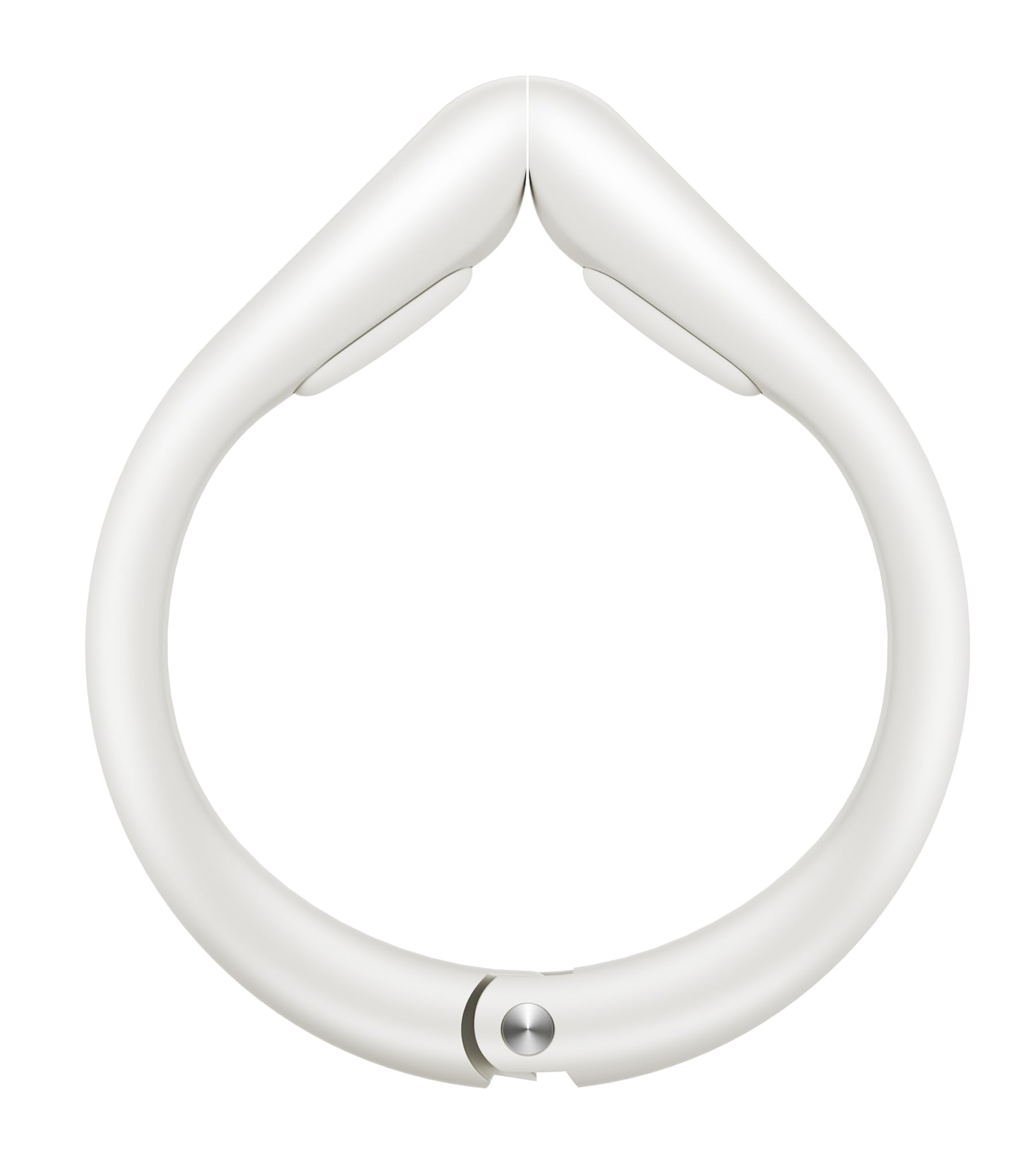 enGMOLPHY Bag Hook Hanger, Holds Up to 33LB, Purse Hook for Desk, Under Table Bar Handbag Hanger, Stylish Purse Holder Storage Hook-Milk White, Whitel-DropShape