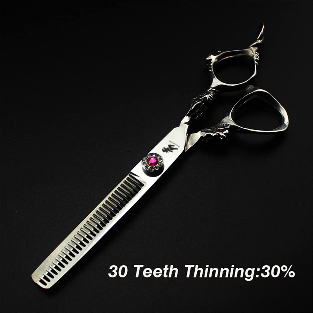 6,0 Pouces Coiffure Professionnelle Amincissement Et Coupe De Ciseaux De Coupe, Ciseaux De Coupe des Cheveux en Acier Inoxydable, pour Femmes/Hommes/Enfants/Animaux Domestiques