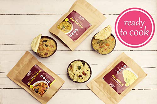 Image of Delight Foods Unpolished Millets - Ready To Cook Mixes (400G) (Foxtail Bisibele Bath Mix)